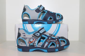 superbe sandales nus pieds bleue 28