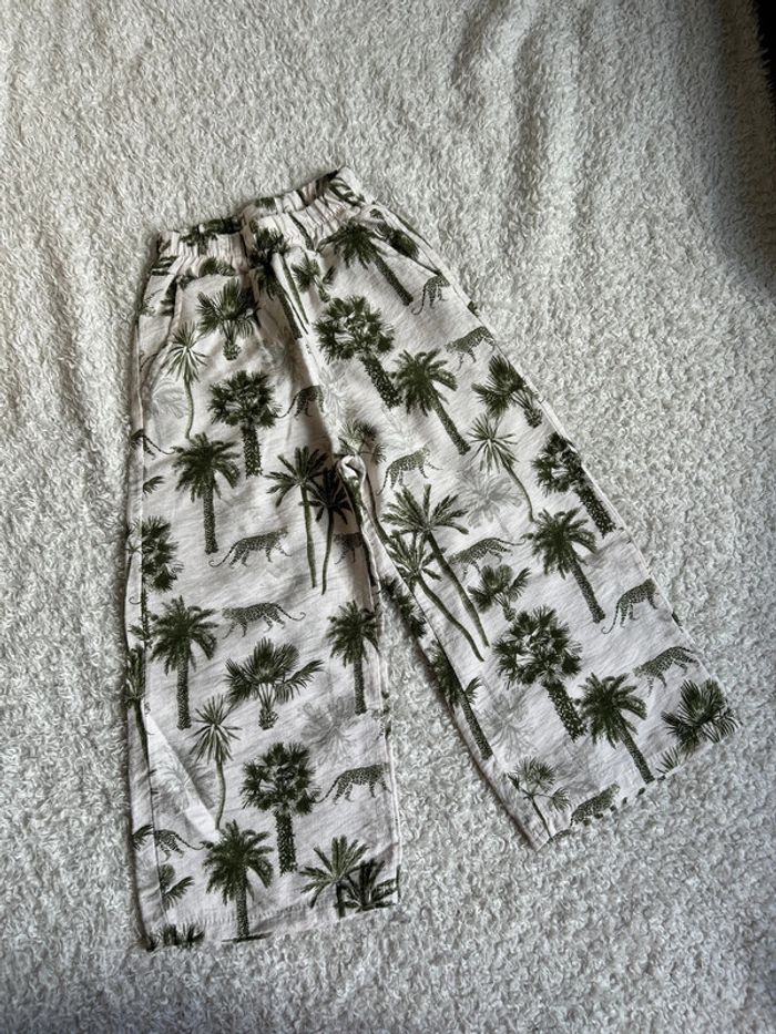 Pantalon à motifs