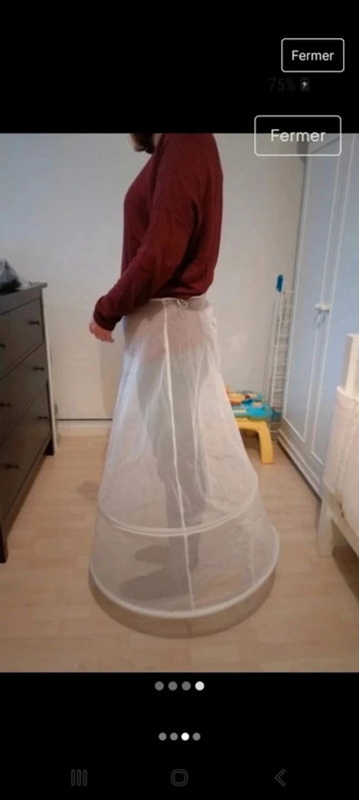 Jupon robe de mariée - photo numéro 3