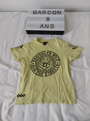 Tee-shirt manche courte garçon 8 ans