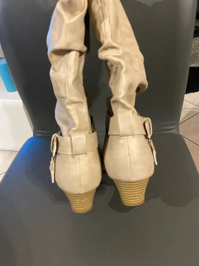 superbe botte beige Trend one 38 - photo numéro 4
