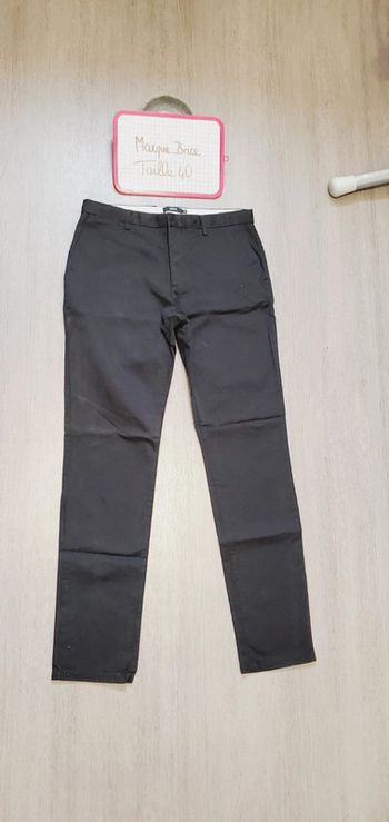 Pantalon habillé noir en Jeans pour homme Brice Taille 40
