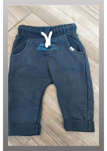 Bas de jogging tape à l œil 12 mois bleu