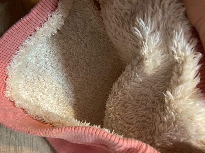 Pull à capuche avec fourrure à l’intérieur avec une poche - photo numéro 3
