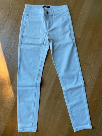 Jean skinny stretch blanc