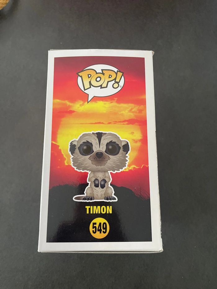 Pop Funko 549 figurine timon le roi lion pop! Disney pumba Simba collection - photo numéro 2