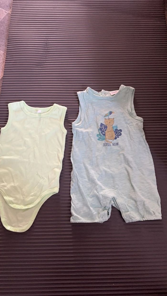 Ensemble Bébé Garçon Sanlutoz - T-Shirt + Short En Coton 100%, Design Animé, Été