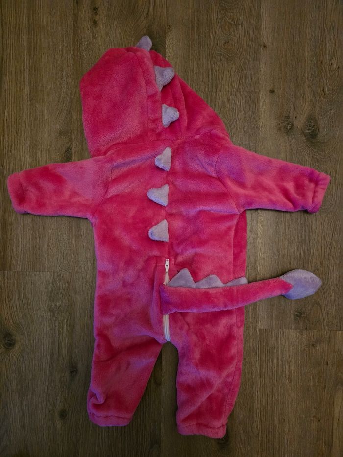 Sur pyjama / deguisement dino rose - photo numéro 2