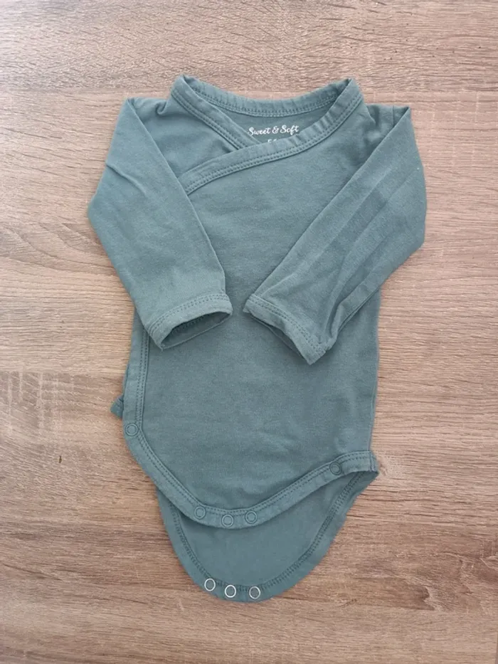 Ensemble bleu - taille 1 mois - photo numéro 3