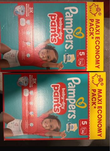 Pampers t5  pants 2 cartons 