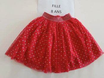 Jupe cœur 8 ans
