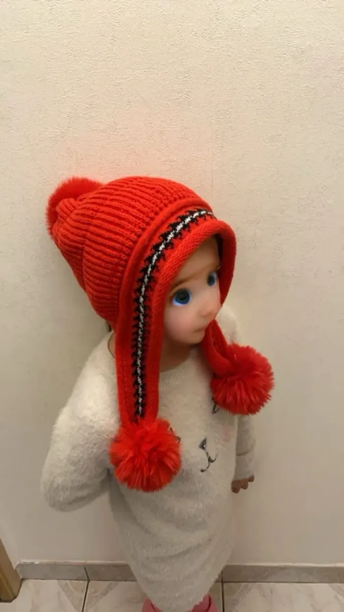 Bonnet chaud neuf 18mois-5 ans