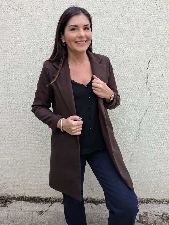 Manteau caban Tallinn marron chocolat
Taille M - photo numéro 2