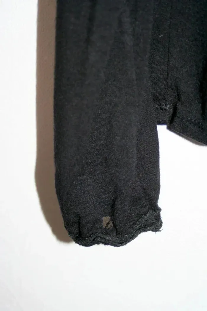 Sous pull lycra noir, taille 12 ans - photo numéro 3