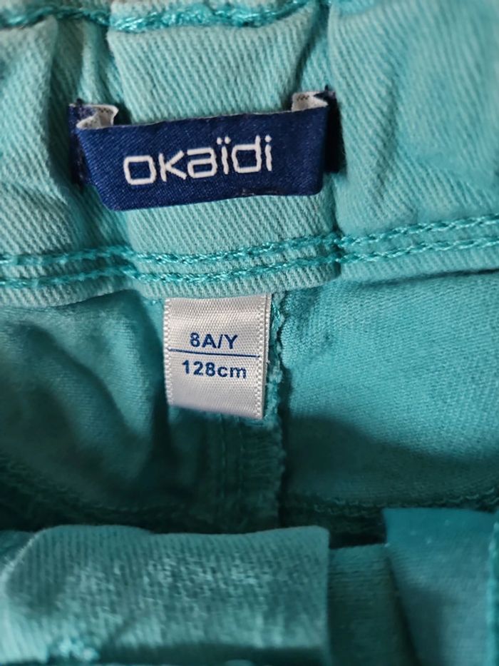 Short turquoise 8 ans okaidi - photo numéro 3