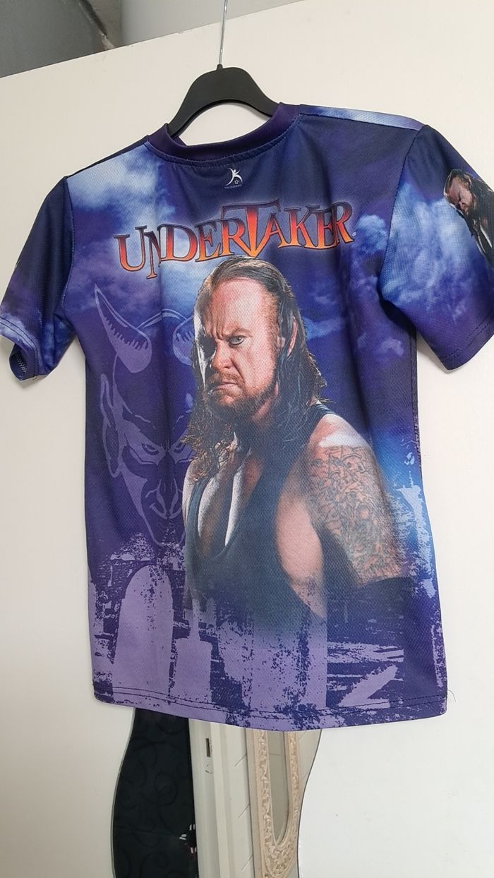 Tee-shirt de sport boxe pour enfant WWE taille 8 ans - photo numéro 2