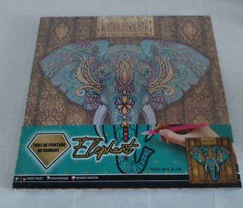 Cadre broderie diamant