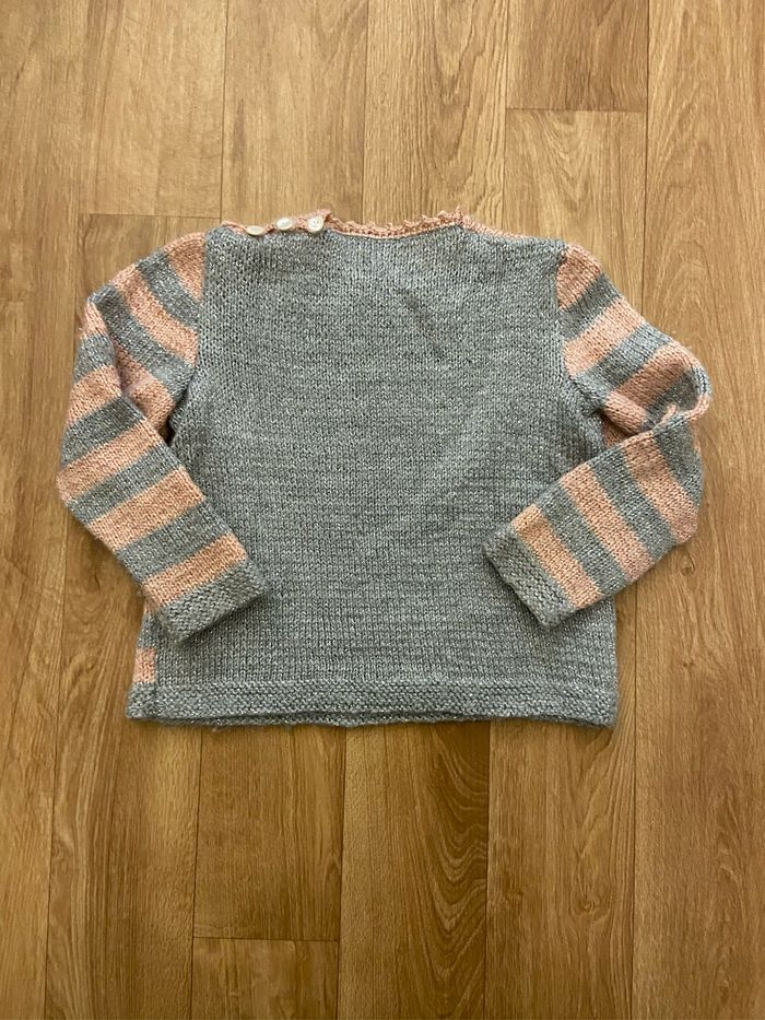 Pull en laine fille 4/5 ans - photo numéro 2