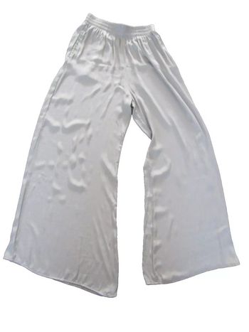pantalon caleçon en tissu fluide jambes très larges