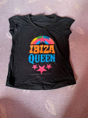 tee shirt noir motif, 14 ans