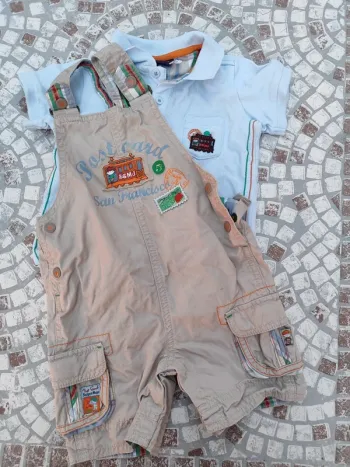 Ensemble polo salopette