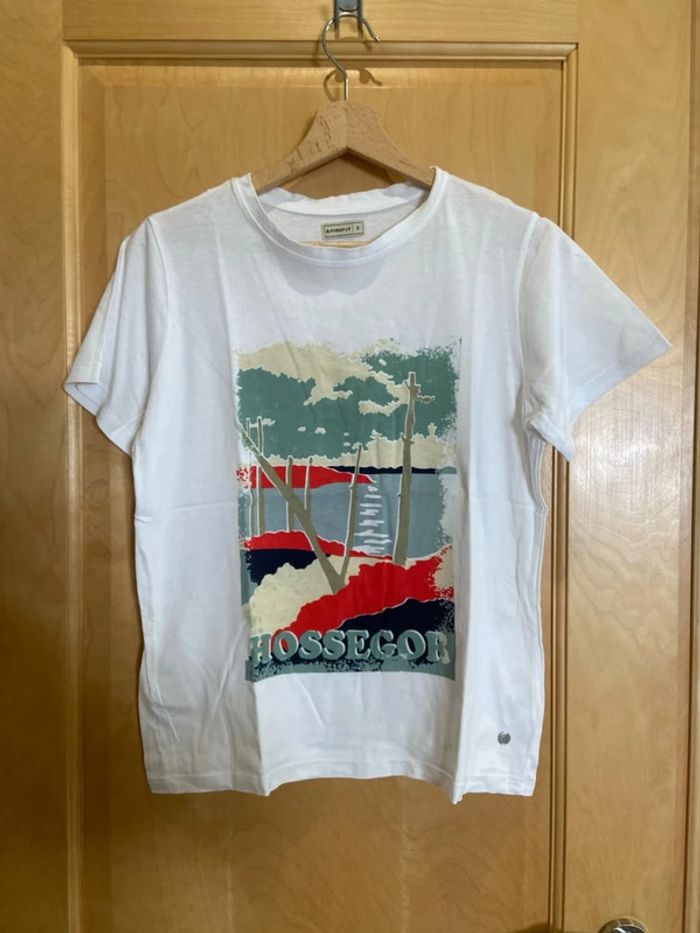 Teeshirt imprimé Hossegor firefly blanc