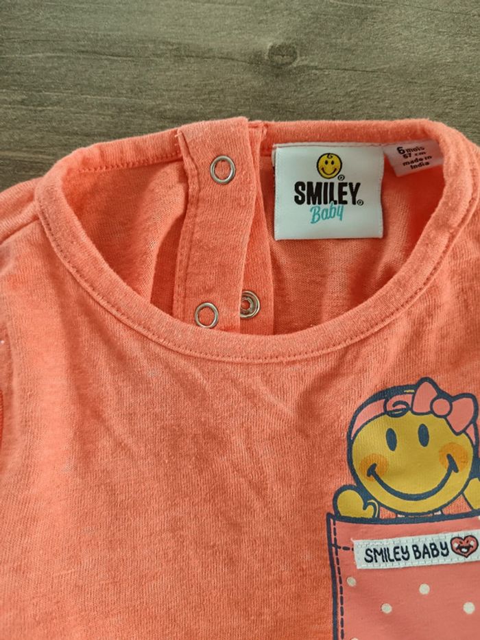 🌞 robe été 6 mois smiley Baby très Bon état général - photo numéro 5