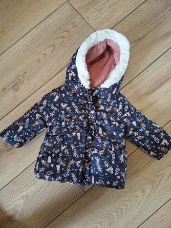Manteau fleuri 6 mois fille