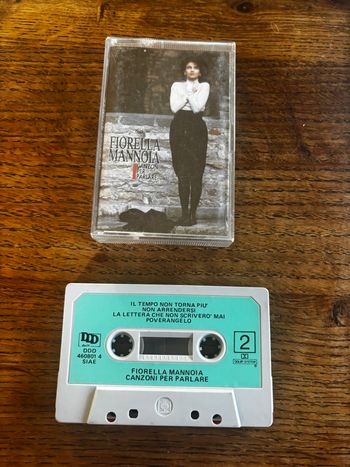 Cassette audio Fiorella Mannoia Canzoni per parlare