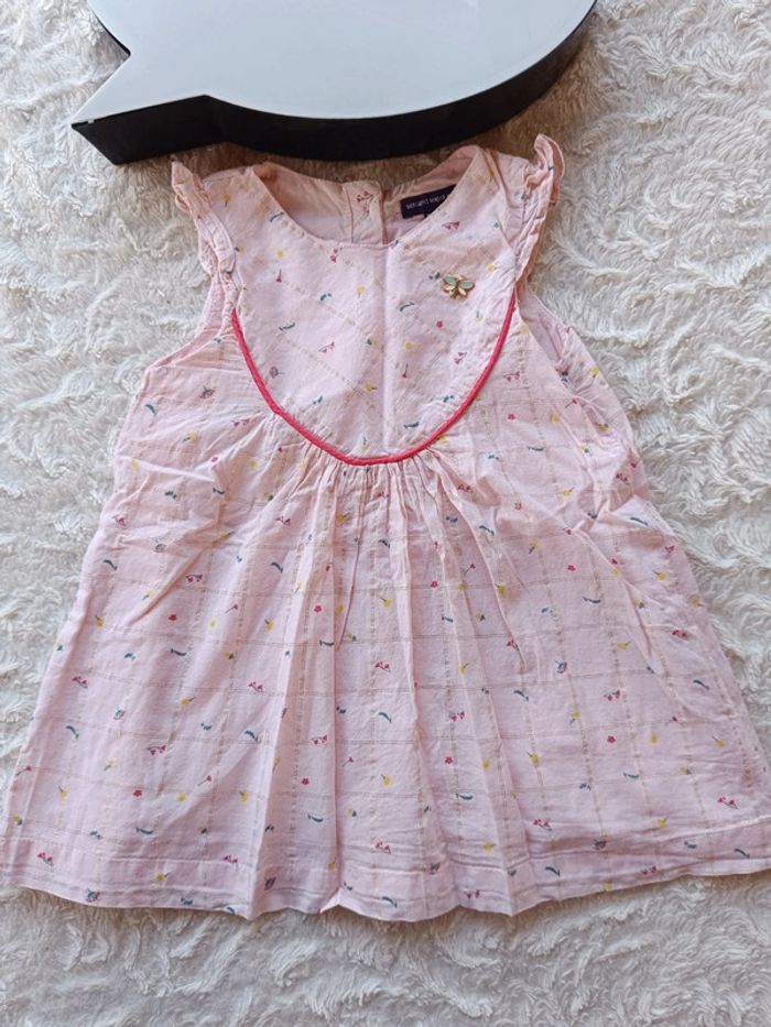 Robe Fille 18 mois Fleurs papillon Sergent major - photo numéro 2