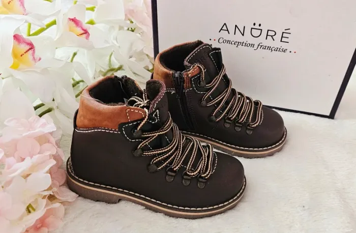 Bottes Bottines cuir Zip André T24