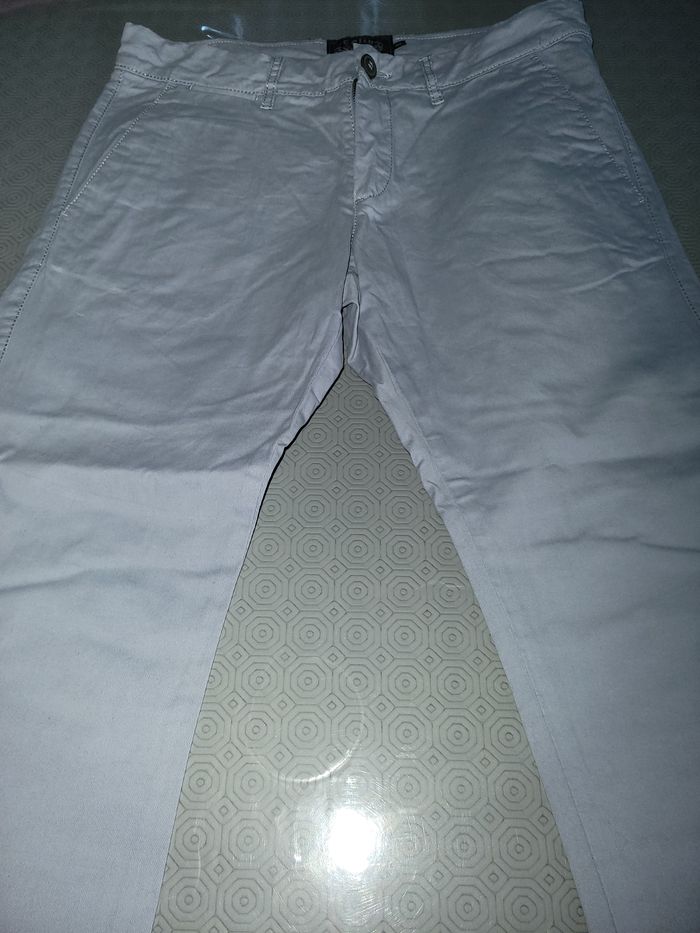 Pantalon bleu turquoise