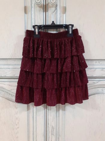 Jupe frou frou  pailleté  6ans