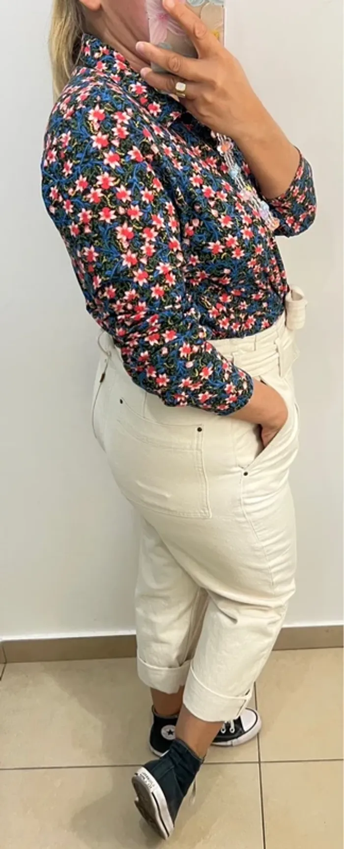 Chemise À Fleurs Monoprix - photo numéro 5