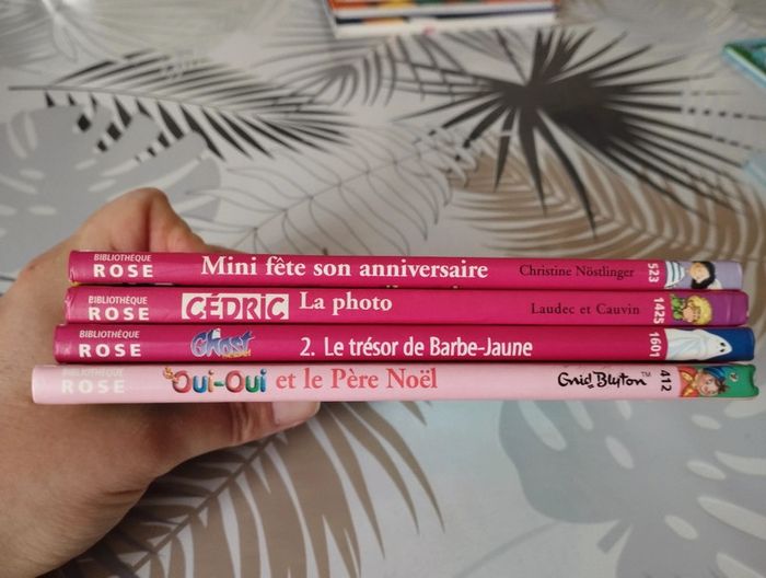 Lot de 4 livres bibliothèque rose - photo numéro 2