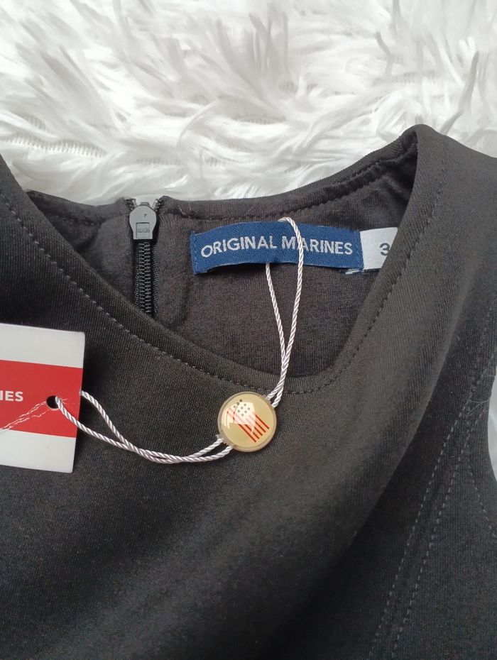 Robe neuve fille 3 ans noir original marines - photo numéro 2