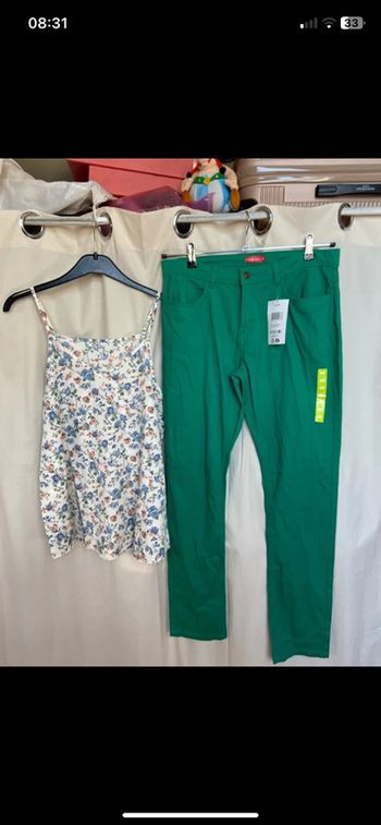 Ensemble débardeur et jeans