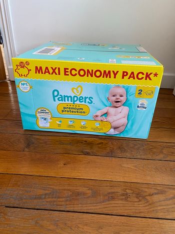 Couches Pampers premium taille 2 