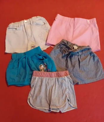 Lot shorts fille 6 ans 