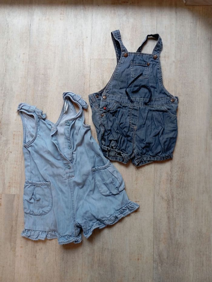 Lot 6 robes/salopettes/combinaisons 18 mois - photo numéro 2