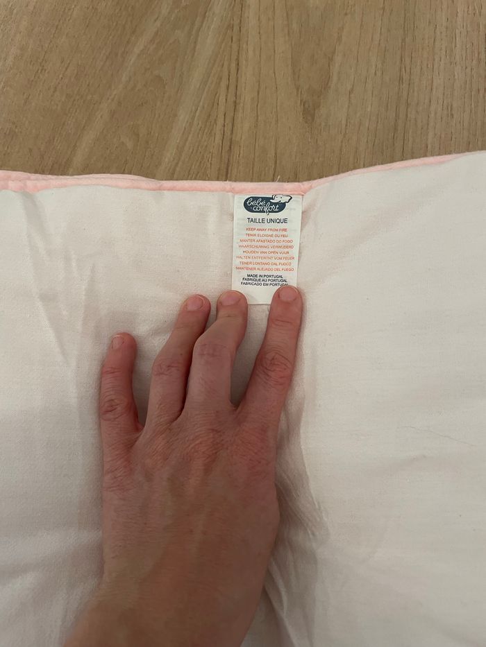 Tour de lit bébé rose - photo numéro 3