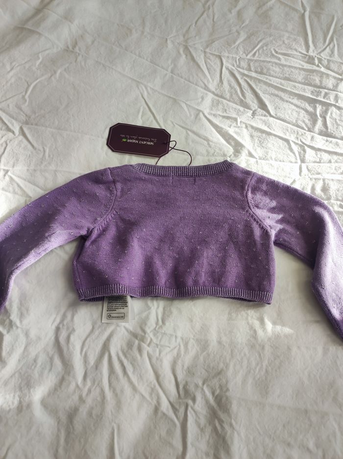 Boléro fille violet - Taille 18 mois - Sergent Major - Neuf - photo numéro 4