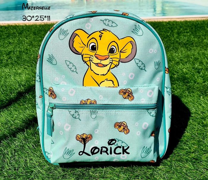 Sac maternelle roi lion personnalisé - photo numéro 2