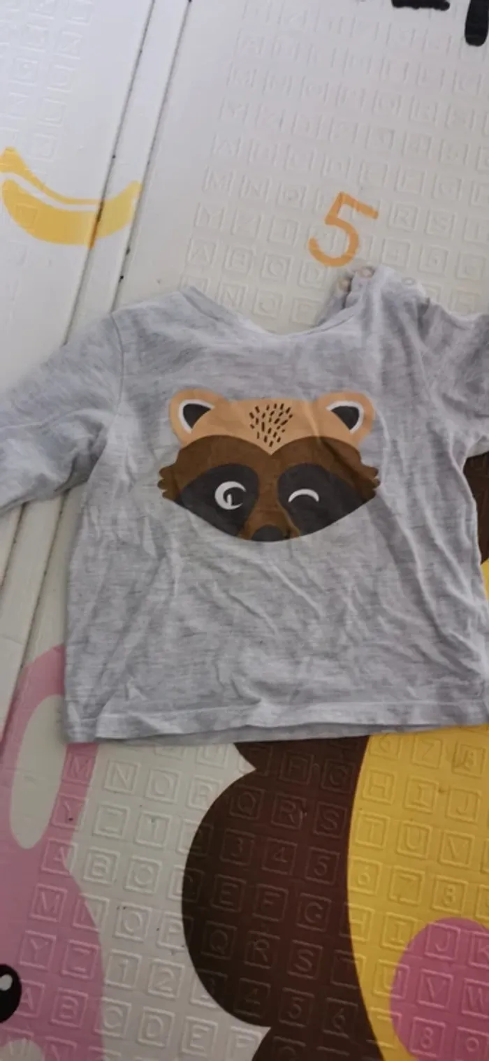 Lot 2 tee shirt manches longues - photo numéro 3