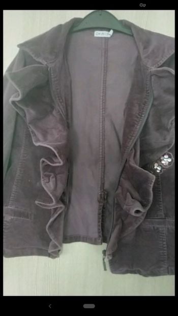 Veste velours
