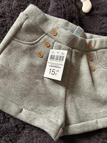 Short molletonné obaibi 18 mois 