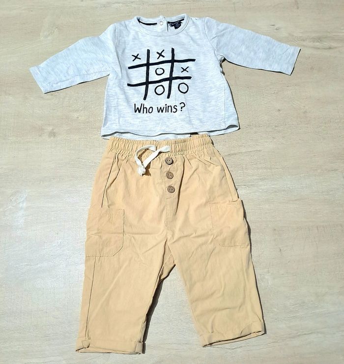 Ensemble morpion 6 mois