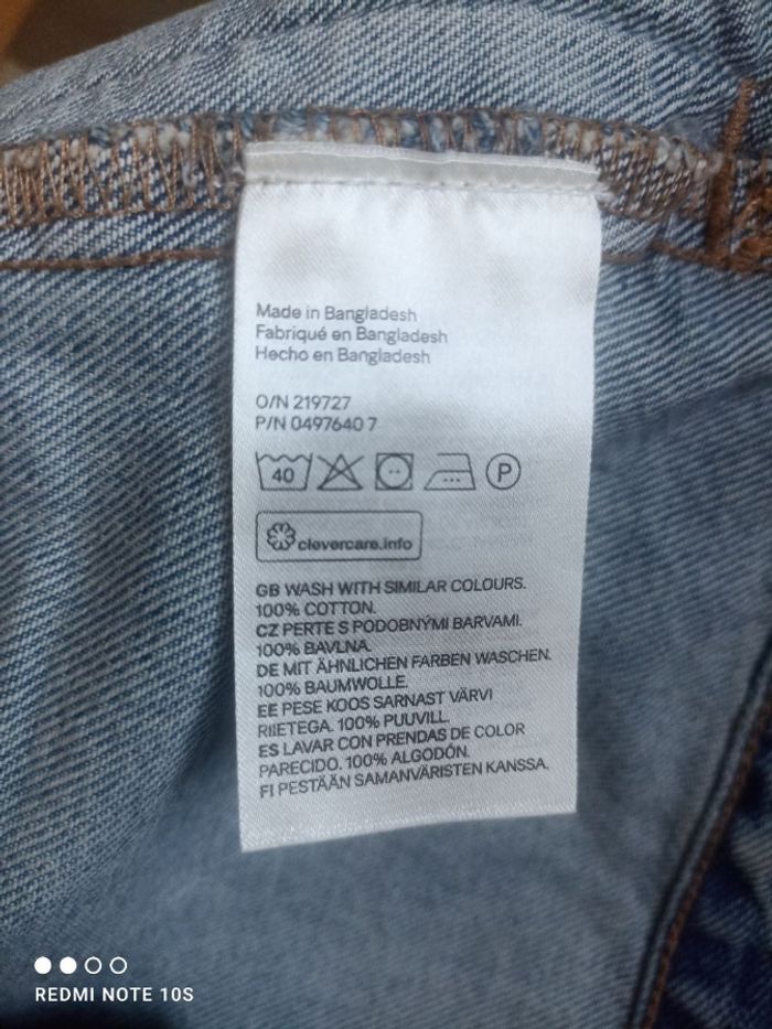 Veste en jeans homme taille S H&M - photo numéro 3