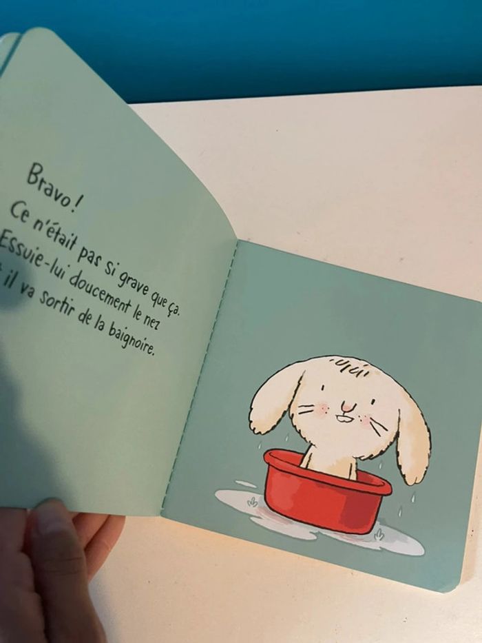 Livre école des loisirs au bain petit lapin - photo numéro 2