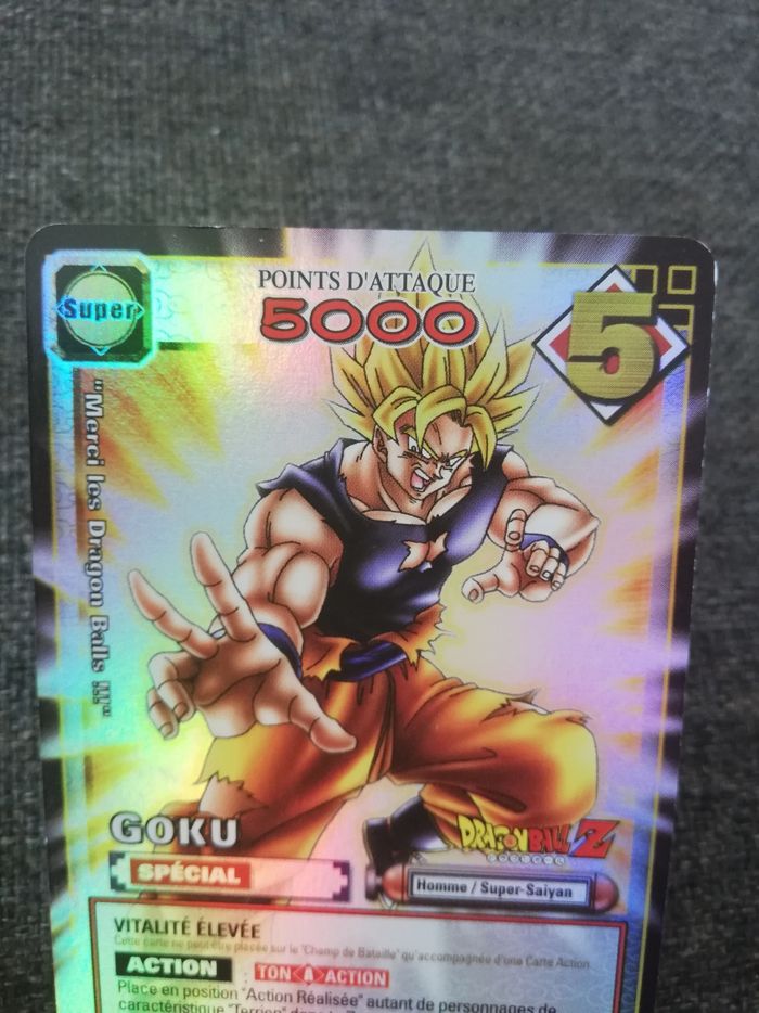 Carte dragon ball z brillante - photo numéro 2